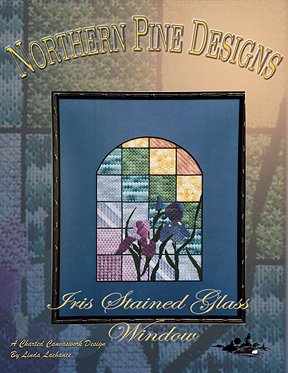 Iris Stained Glass Window