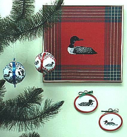 3D Christmas Ornaments (Loons)